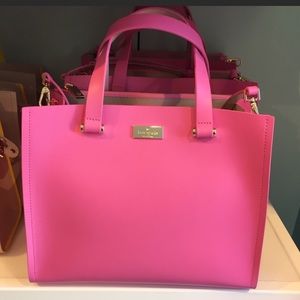 💕ISO KATE SPADE PINK ARBOUR HILL KRYA TOTE💕